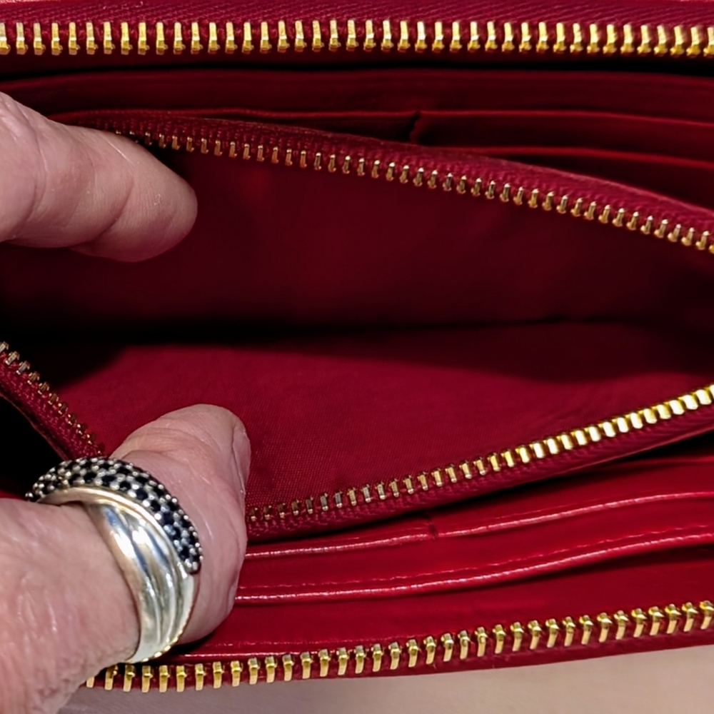 Miu Miu Pink and Red Western Design Wallet - Picture 13 of 14